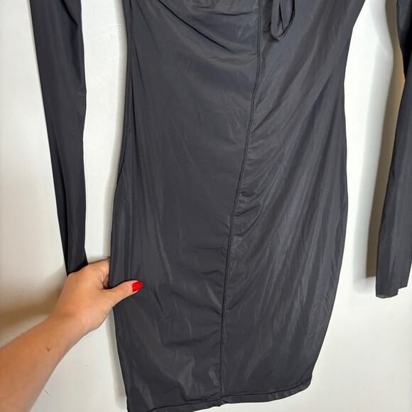 NWT Skims Jelly Sheer Off Shoulder Mini Dress - Picture 4 of 8